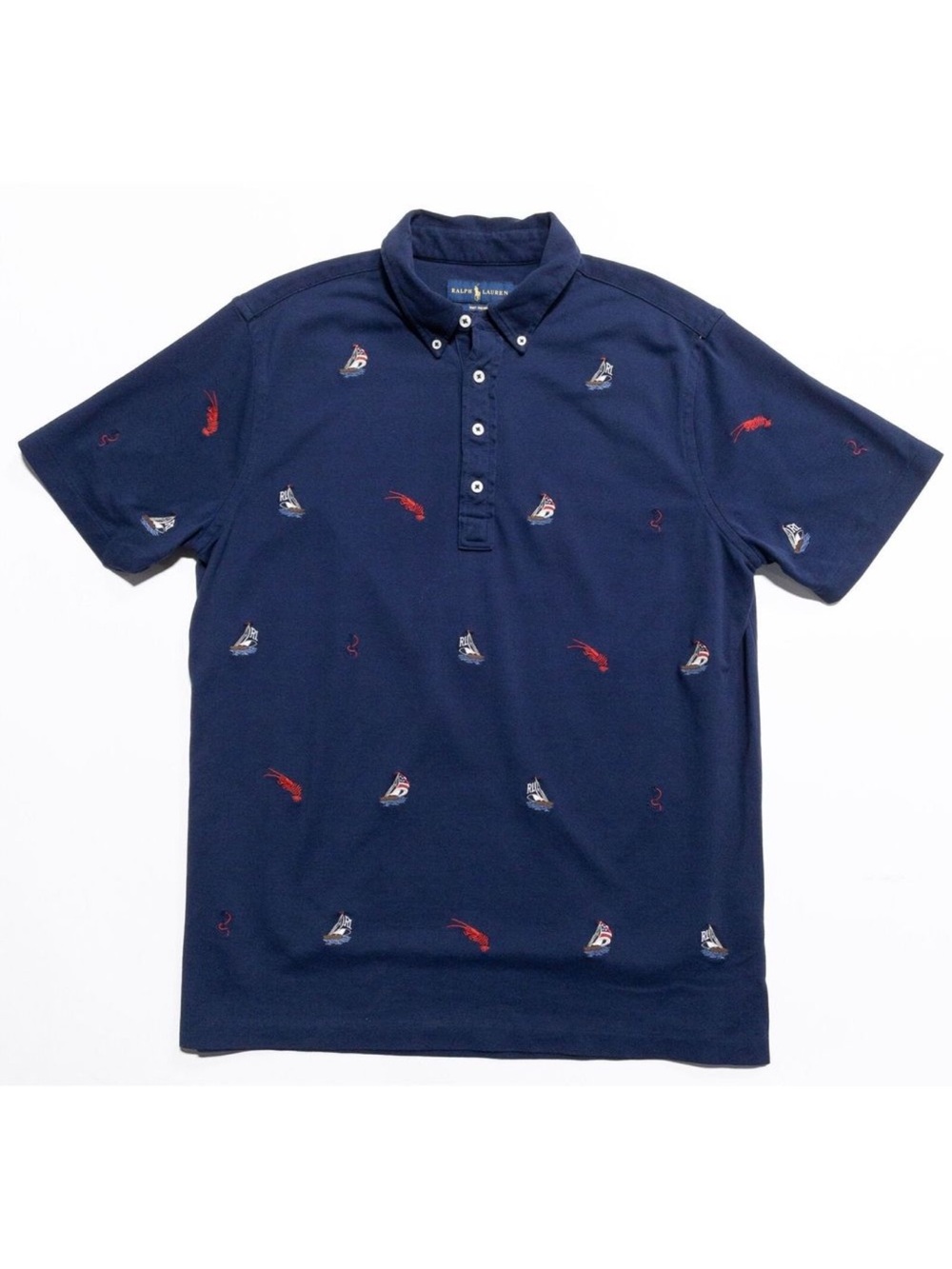 Polo by Ralph Lauren Embroidered Knit Oxford Shirt - Picture 16 of 16